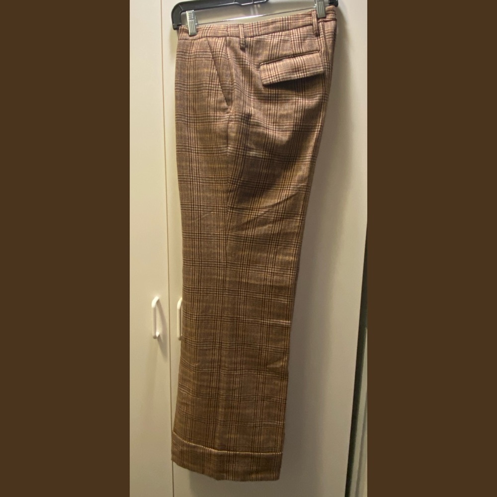 H&M Plaid wool dress pants